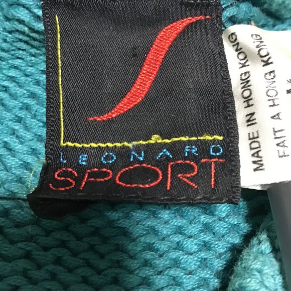 Vintage Leonard Sport Ski Sweater Size M - Picture 11 of 12